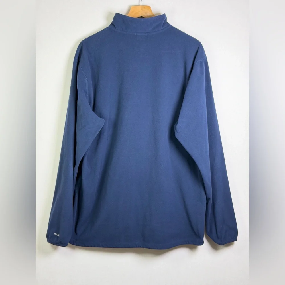 The North Face Mens TKA 100 Fleece Quarter Zip Pullover Navy Blue Sz XL